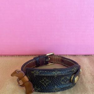 Louis Vuitton Monogram Canvas Bow Address ID Bracelet